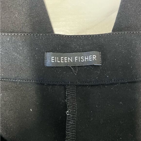 Eileen Fisher | Crop Knit Stretch Pants Size‎ XXL RN78121/CA#34460 Black - Picture 9 of 10